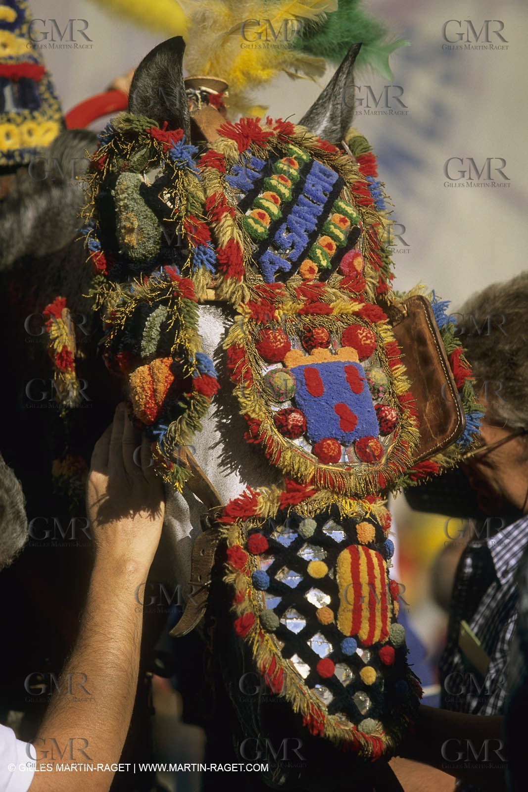 France, Provence, Saint-Rémy de Provence, Careto ramado (Char fleuri)