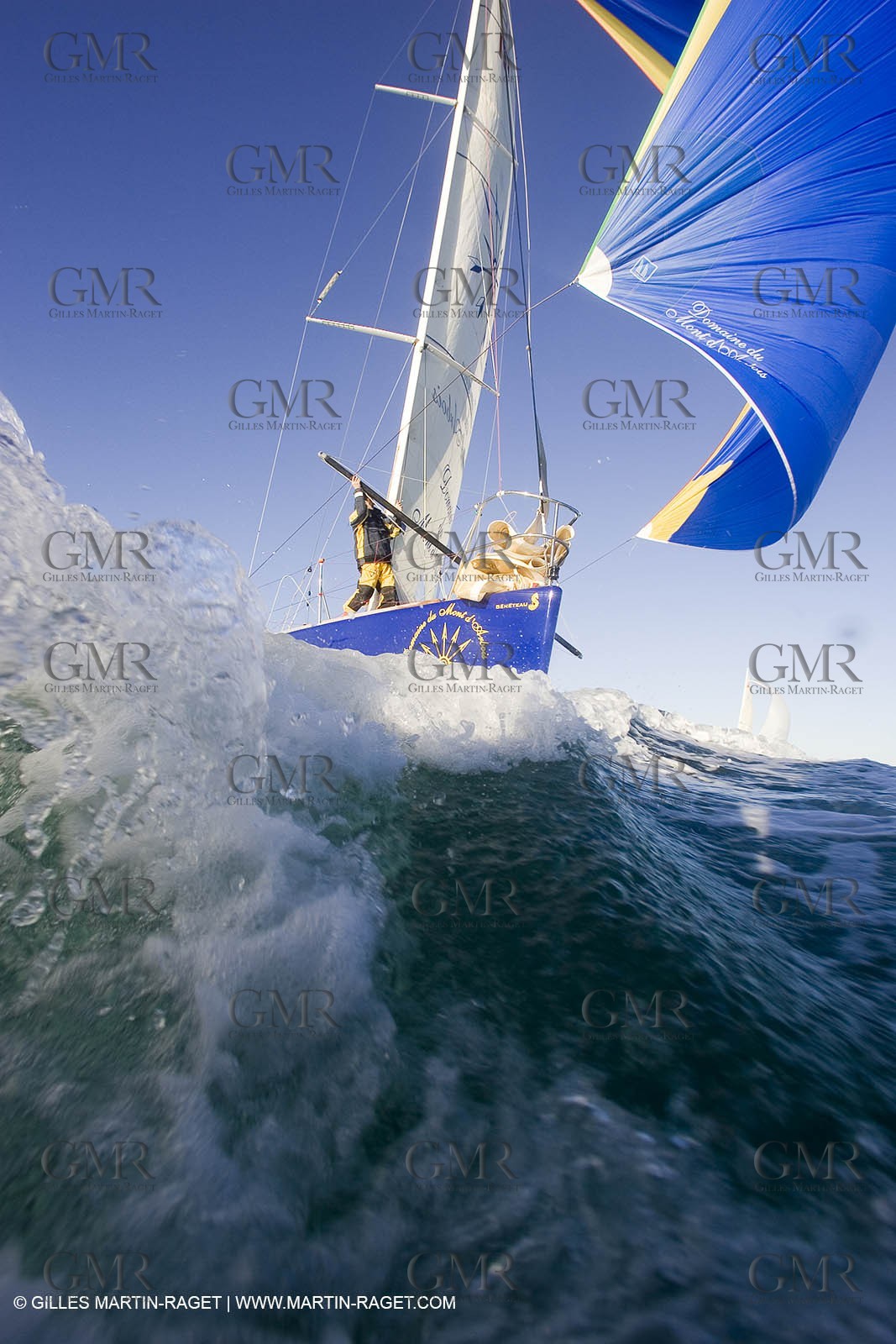 15 02 2007 - La Grande Motte (FRA) - Onedesign Figaro II - Thierry Duprey du Vorsent (Domaine de Monts d'Arbois)