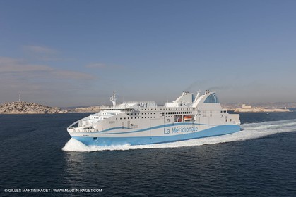 14 01 2012 - Marseille (FRA,13) - La Meridionale shipping company - the Piana off Marseille and the Calanques