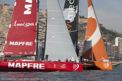 10 10 2014, Alicante (ESP), Volvo Ocean Race 2014-15, Team Alvimedica, Pro-Am race