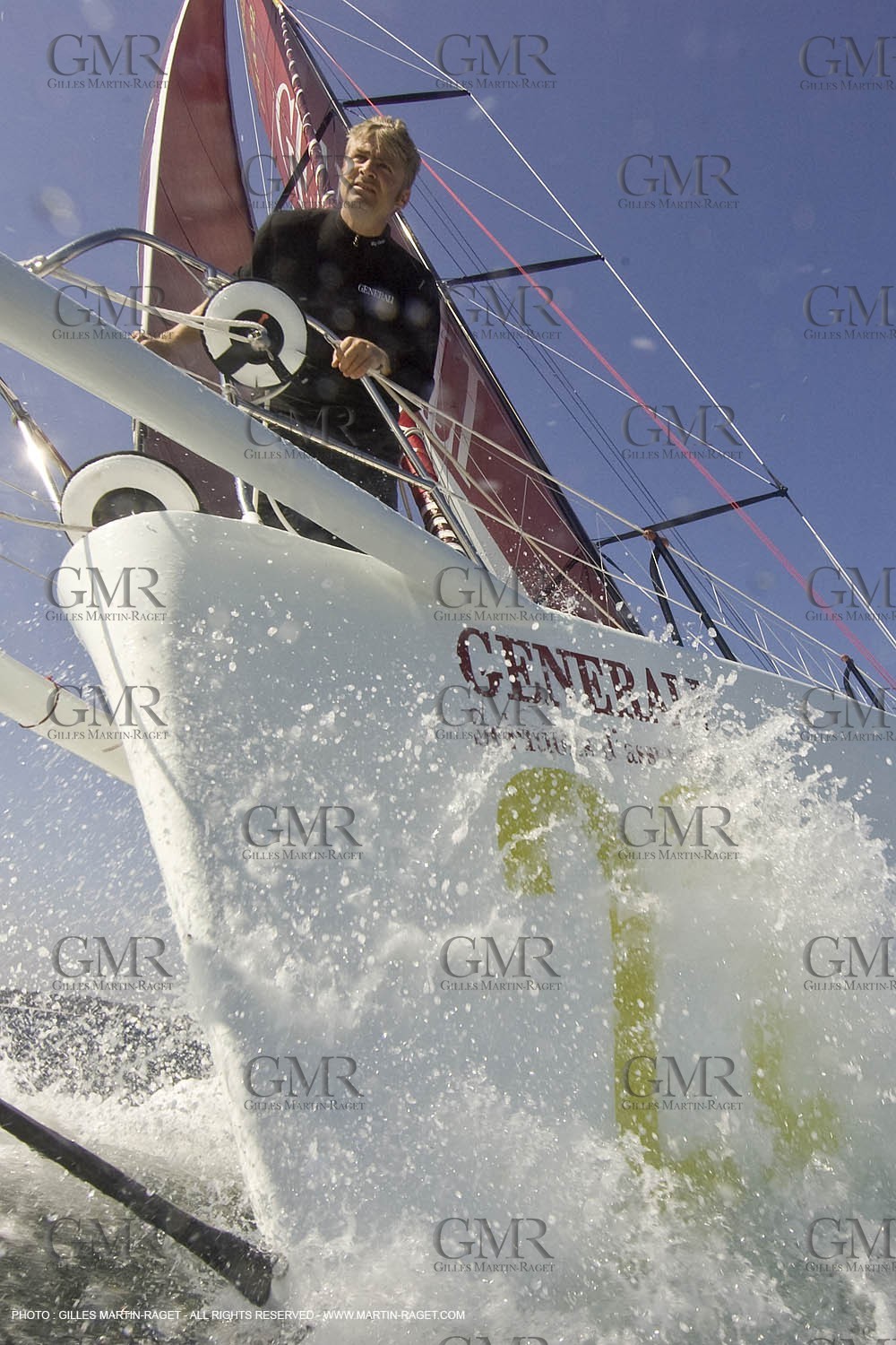 27 09 2008 - Lorient (FRA, 56) - Generali - Yann Eliès - Vendée Globe 2008 Training