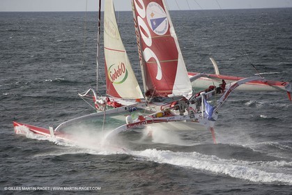 11 10 2006 -Lorient (FRA) -  Multis Orma - Entraînements Sodebo (Thomas Coville) Route du Rhum 2006
