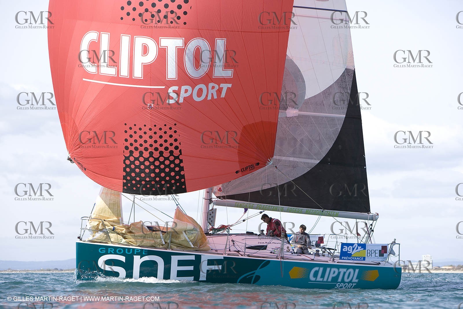 27 03 08- La Grande Motte- (FRA,34) Transat AG2R 2008- Jean-Paul Mouren- Laurent Pellecuer