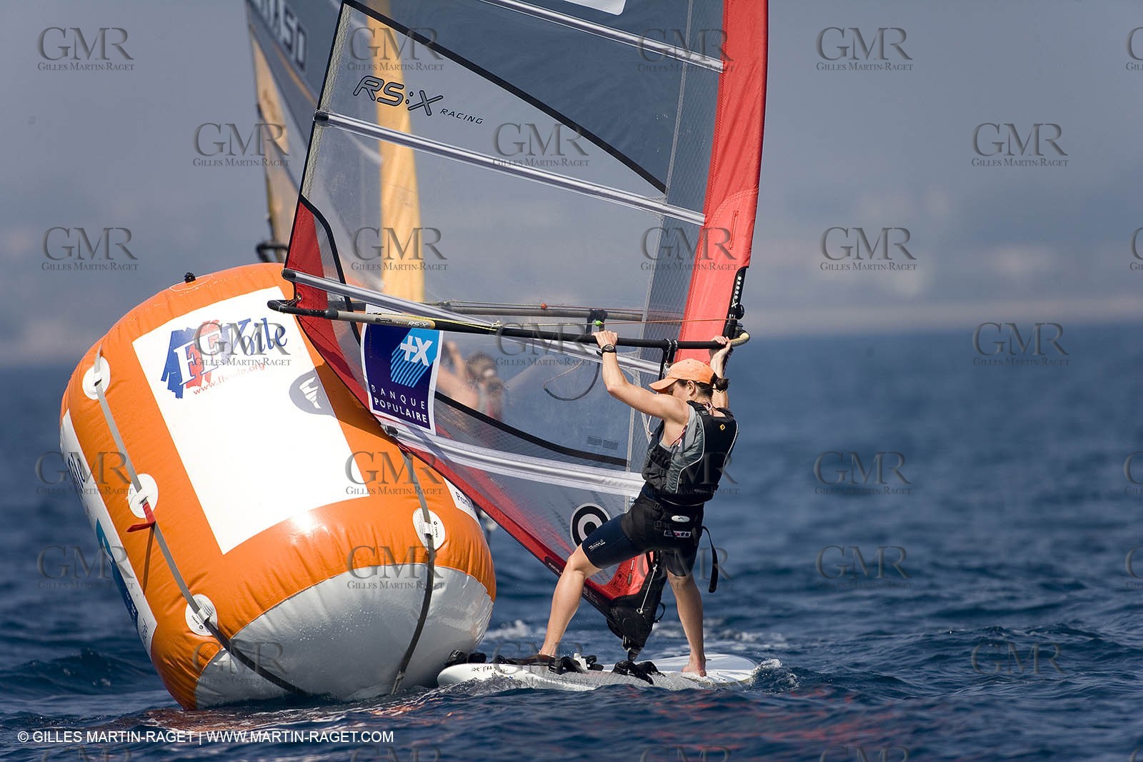 24 04 2007 - 2007 Semaine Olympique Française - Hyères (South of France) - Day 3 - Team France - RS:X - Faustine Merret