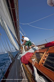 23 09 2009 - Cannes (FRA,83) - Régates Royales - A bord Pen duick