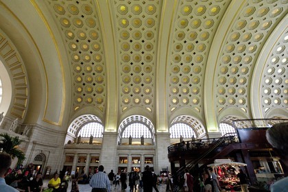 29 06 2010 - Washington (USA, DC) - 33rd America's Cup - BMW ORACLE Racing - East Coast Victory Tour - Day 2 - At Union Station leaving for New York