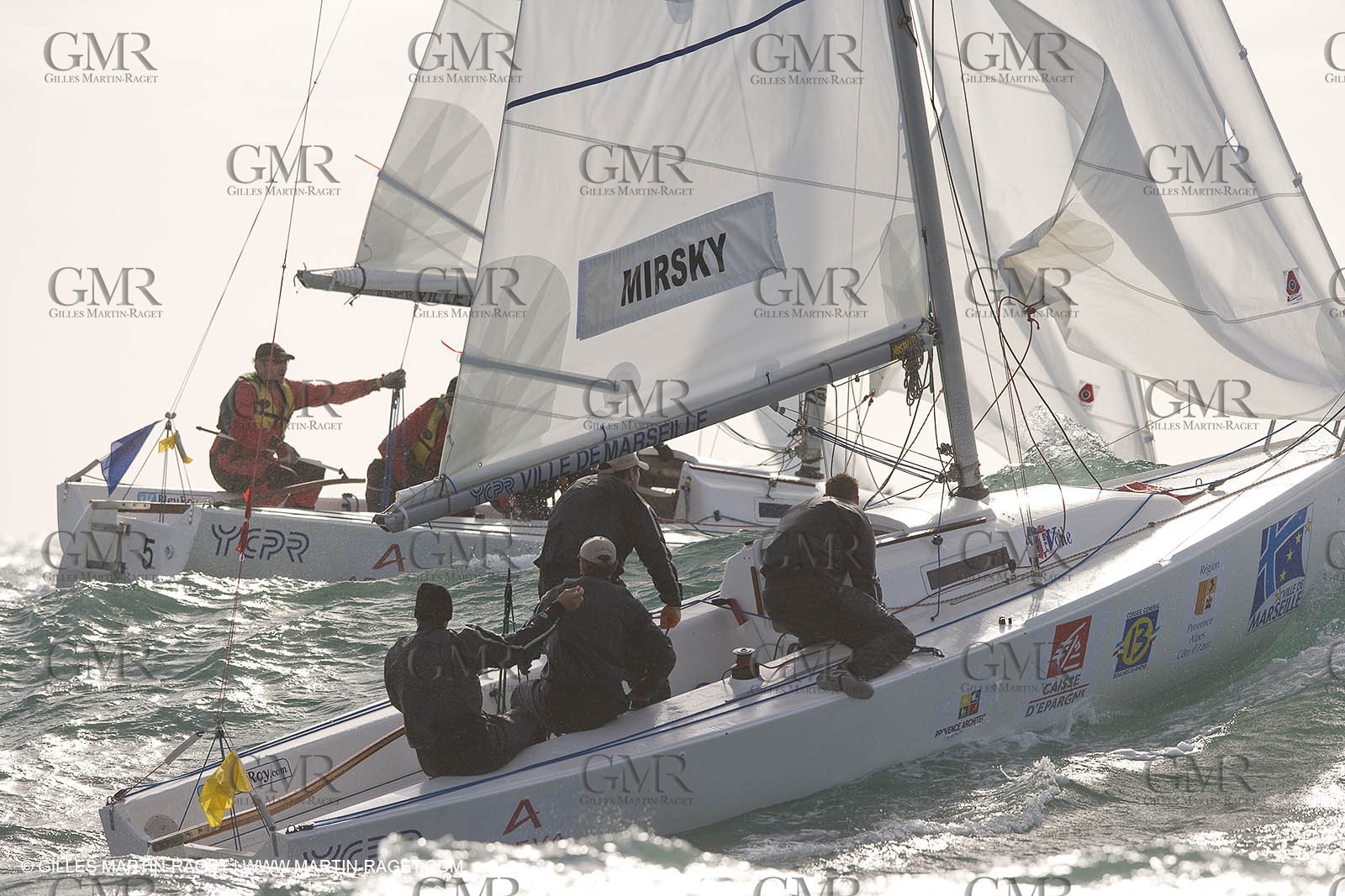 10 03 2008 - Marseille International Match Race 2008 - Day 1 - Round Robin