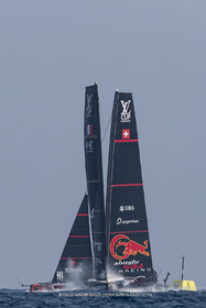 22 08 2024, Barcelona (ESP), Louis Vuitton 37th America's Cup, Louis Vuitton Preliminary Regatta, Race Day 1
