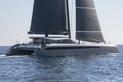 16 02 2019, Porquerolles (FRA,83), Gunboat 68 sail testing  3