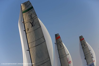 25 11 2010 - Dubai (UAE) - Dubai Louis Vuitton Trophy -  BMW ORACLE Racing Fleet races