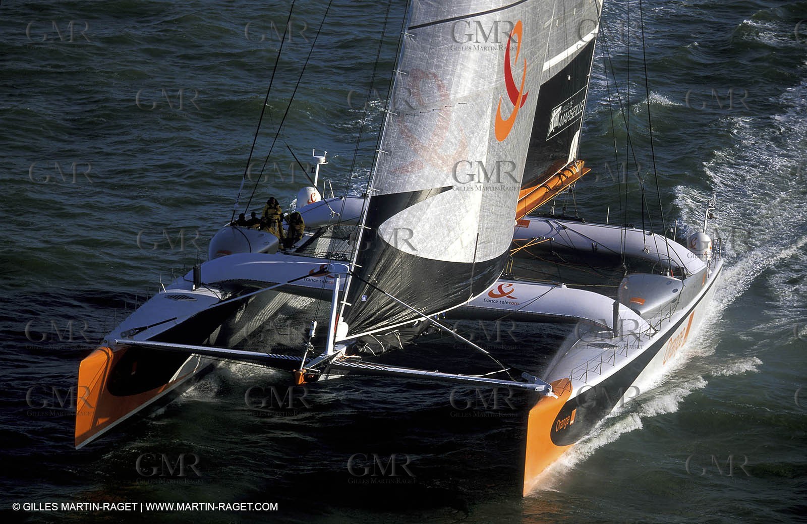 La Trinité mer - Orange II first sea trials