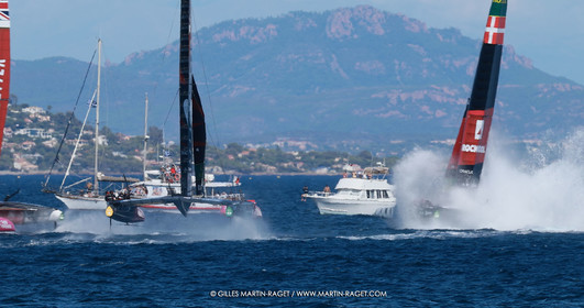10 09 2025, Saint-Tropez,(FRA), Rockwool SailGP France Saint-Tropez, Race Day 1