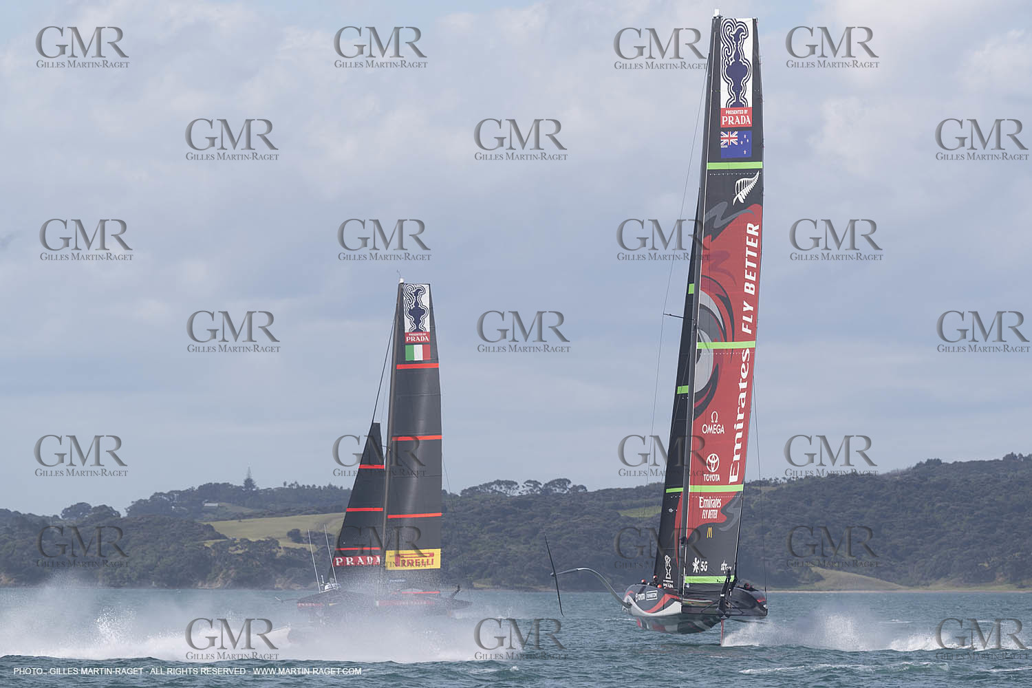 08 12 2020 - Auckland (NZL) - 36th America's Cup - Practice Sessions - Day 1