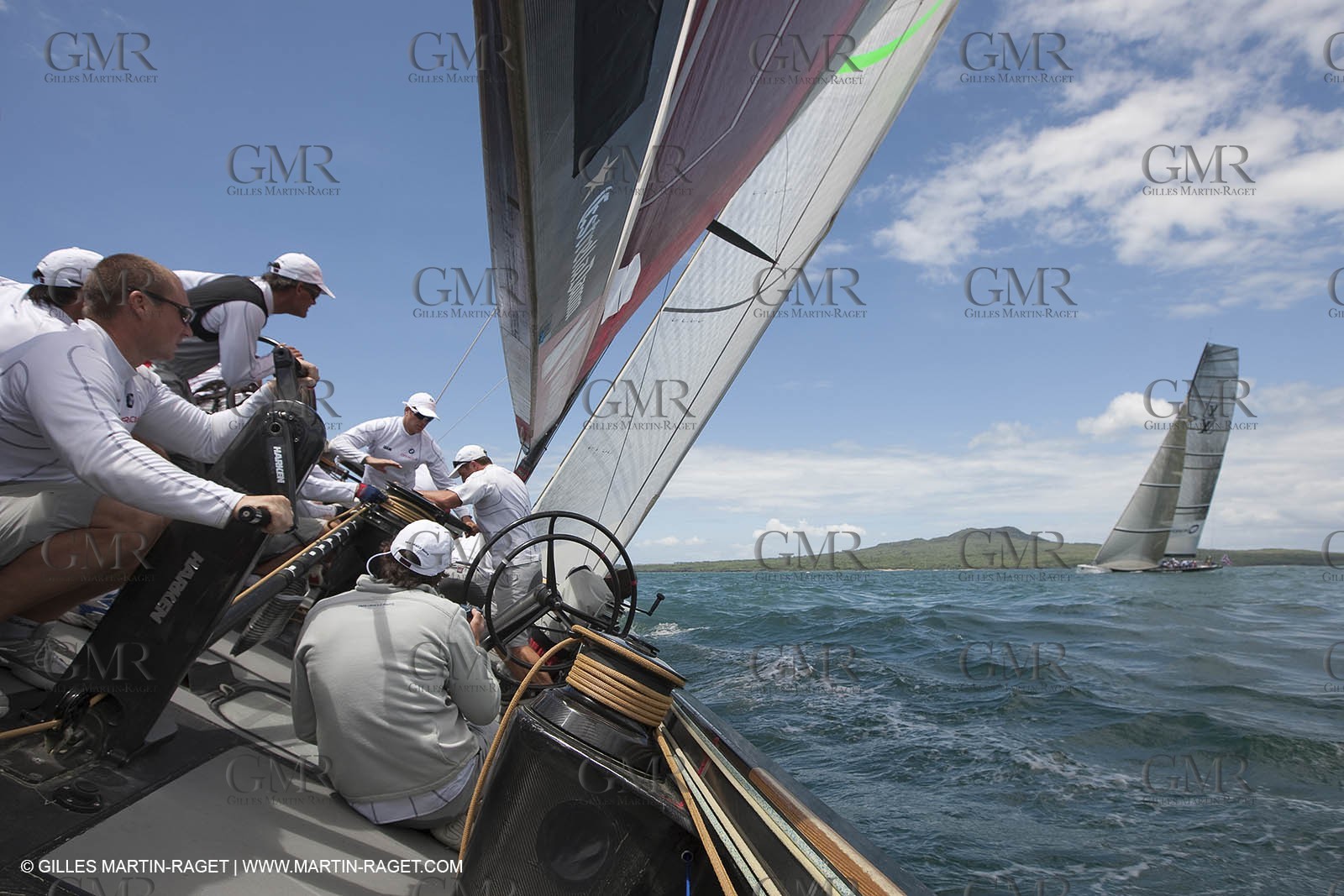 29 01 2009 - Auckland (NZL) -  Louis Vuitton Pacific Series - BMW ORACLE Racing - Training