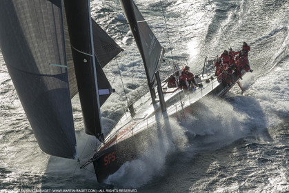 24 mars 2016   Marseille (FRA,13), SFS II (skipper Lionel Péan), dernière sortie d'entraînement avant la SNIM