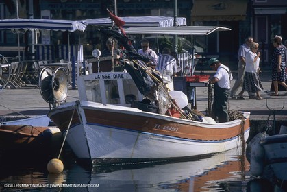 France, Provence, Pêche, barques, pointus, pêheurs, poissons