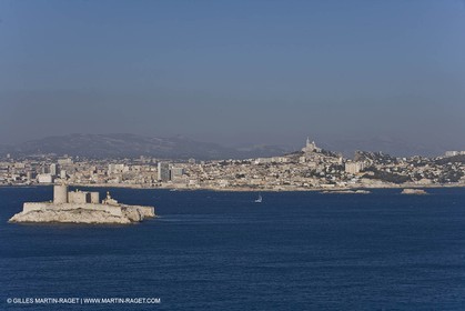 Marseille vue des Iles du Frioul