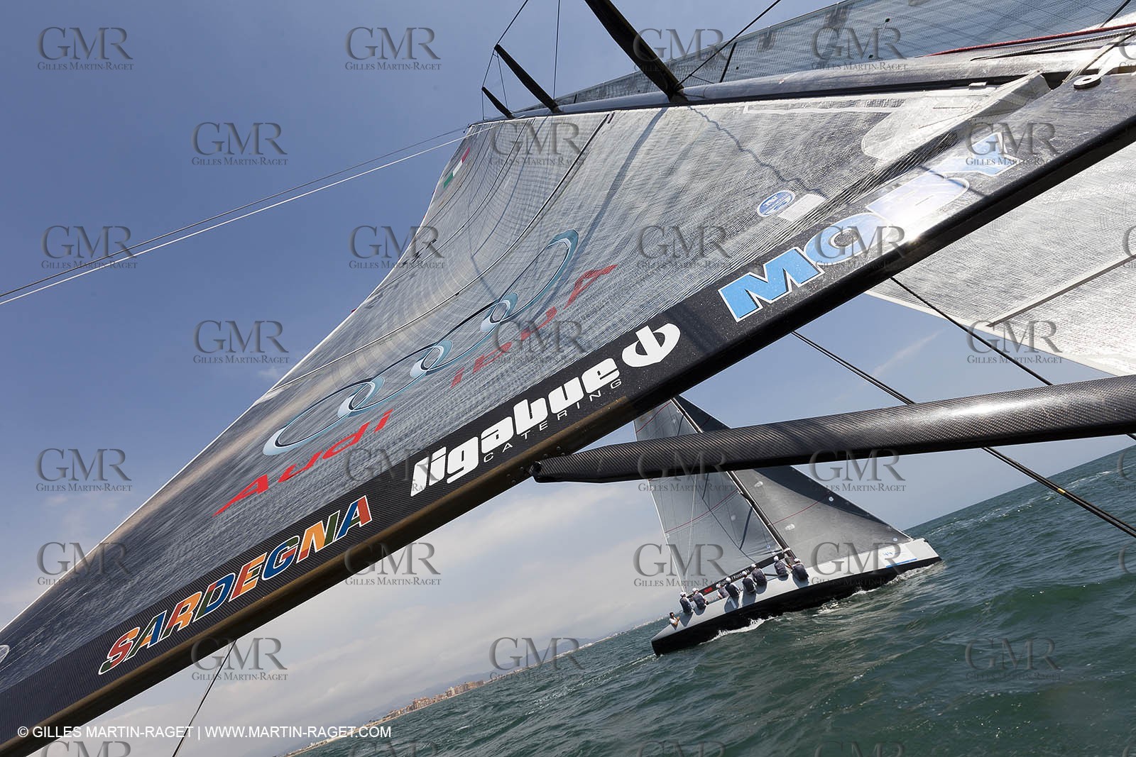 31 07 2010 - Valencia (ESP) - BMW ORACLE Racing - RC 44 Valencia Cup - fleet racing - Day 2