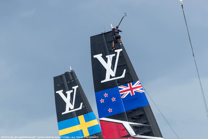 10 06 2017 - Bermuda (BDA) - 35th America's Cup Bermuda 2017 - Louis Vuitton America's Cup Challenger Playoffs final, Day 1