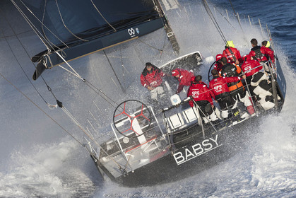 09 10 2017, Calvi (FRA,20), VOR 70 Babsy, Tentative de record autour de la Corse à la voile, skipper Franck Cammas