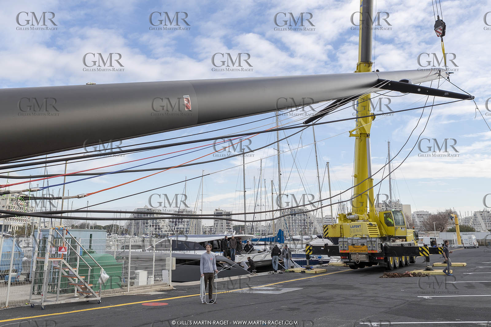 17 01 2018, La Grande Motte (FRA), Gunboat 68  1 launch