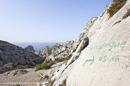 10 09 2009 - Marseille (FRA, 13) - Les Calanques - Massif de Marseilleveyre - Col des Chèvres