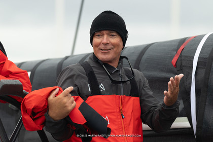 21 07 2025, Cowes (UK, IOW), Admiral's Cup 2025, Arrival Channel Racen Bouwe Bekking (Ran)