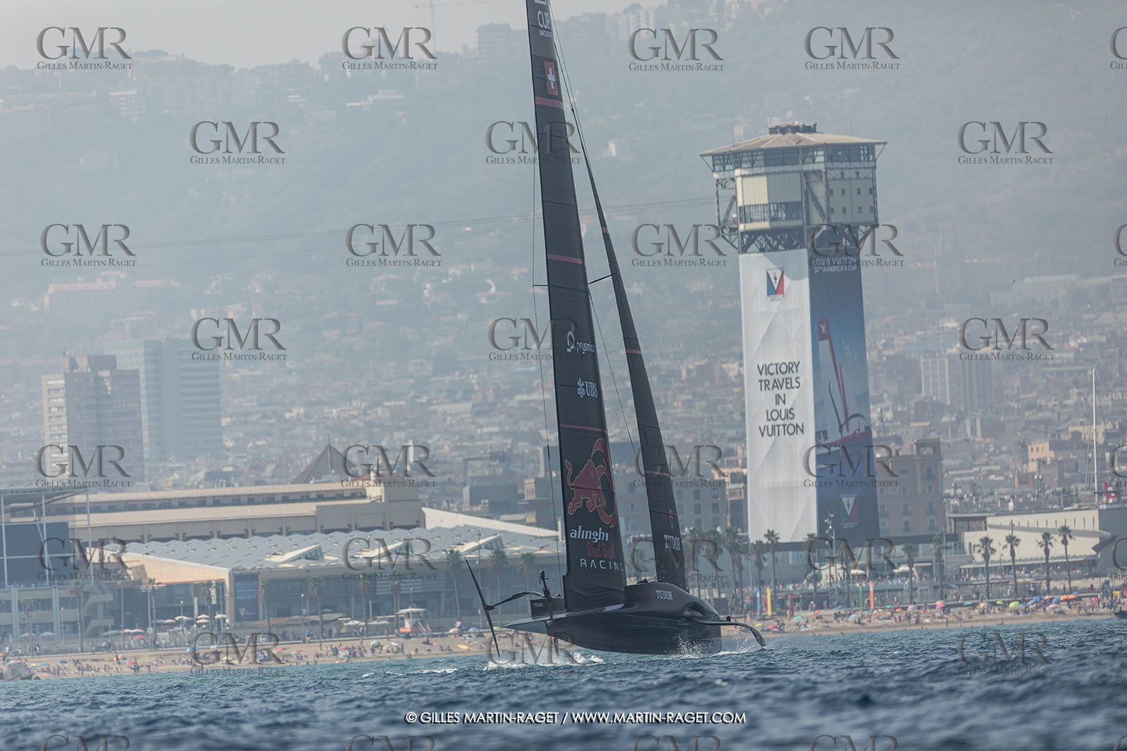 24 08 2024, Barcelona (ESP), Louis Vuitton 37th America's Cup, Louis Vuitton Prelilinary Regatta, Race Day 3