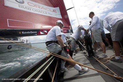 29 01 2009 - Auckland (NZL) -  Louis Vuitton Pacific Series - BMW ORACLE Racing - Training
