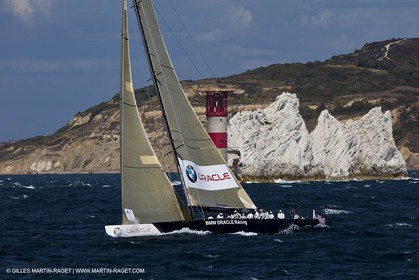 05 08 2010 - Cowes (UK, IOW) - The 1851 Cup -  BMW ORACLE Racing -  - Round The Island Race - Rounding the Needles.