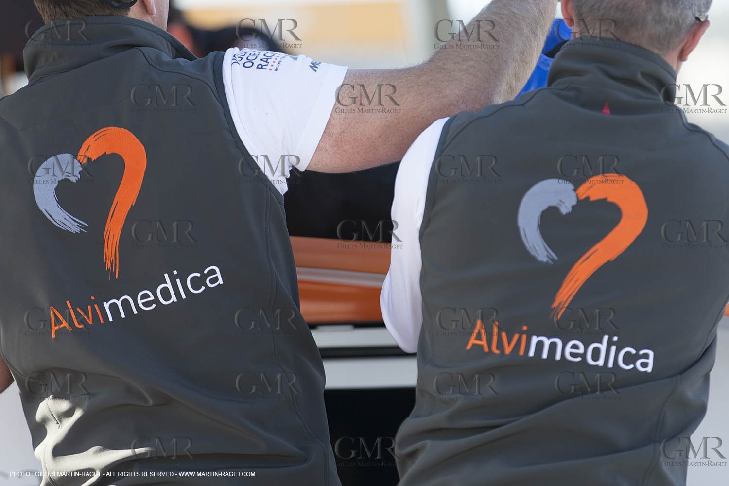 Volvo Ocean Race 2014-2015 - Team Alvimedica trainings - Boat preparation - Lisbon (POR) - 25 04 2014
