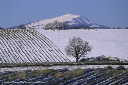 Provence under snow