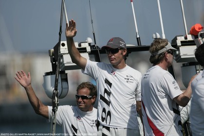 30 06 2007-Valencia (Spain)- 32nd America's Cup - Final Match - Day 6 - Alinghi vs Emirates Team New Zealand