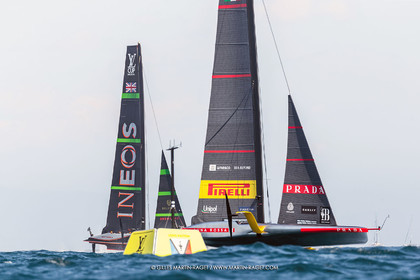 26 09 2024, Barcelona (ESP), 37th America's Cup, Louis Vuitton Cup Final, Race Day 1