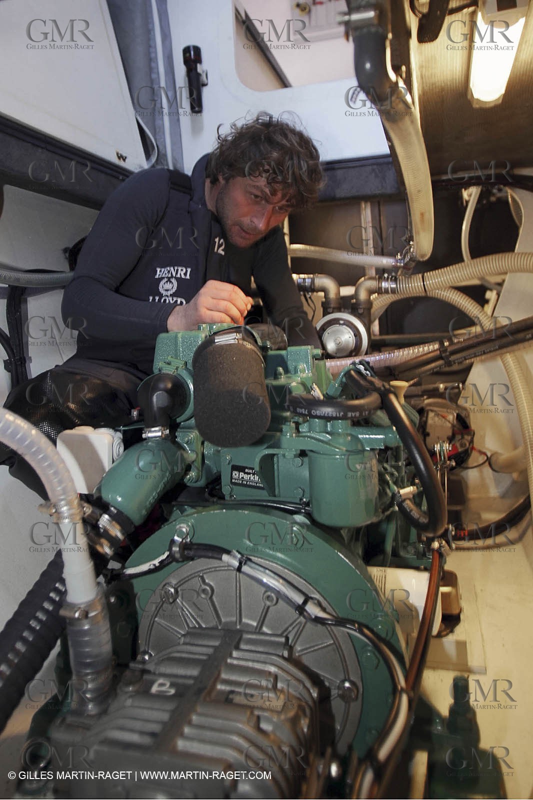 Orange II  - 2005 Jules Verne Trophy - Training in Bay of Biscay -Bernard Stamm-