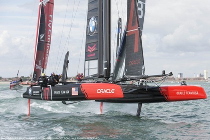 23 07 2015, Portsmouth (GBR), 35th America's Cup, Louis Vuitton America's Cup World Series Portsmouth 2015, Official training