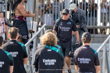 19 10 2024, Barcelona (ESP), Louis Vuitton 37th America's Cup, Final Match, Race Day 6, Dock out