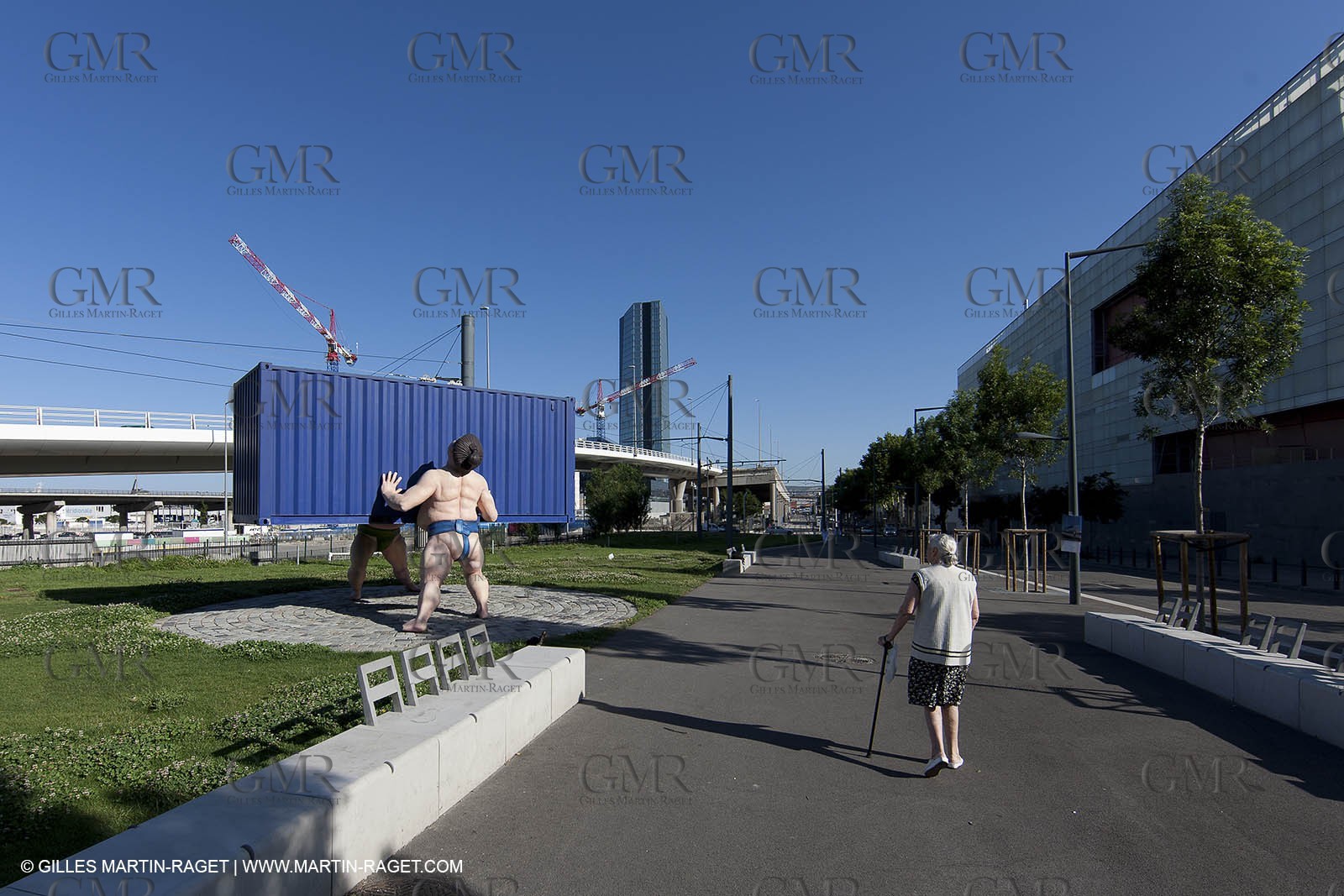 09 06 2012 - Marseille (FRA,13) - Euromeditérranée neighborood