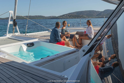 30 08 2018, Porto Vecchio (FRA, South Corsica) Chantier Fountaine-Pajot, Alegria 67