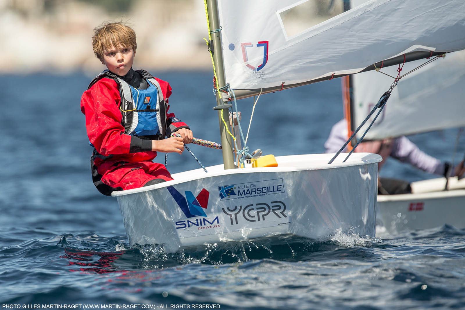 14 04 2016, Marseille (FRA,13), SNIM Dériveurs, Coupe Internationale de Printemps Optimist, Day 4