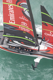 10 12 2020 - Auckland (NZL) - 36th America's Cup - Practice Sessions - Day 2 - Emirates Team New Zealand