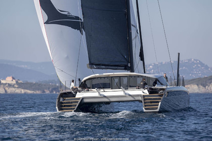 16 02 2019, Porquerolles (FRA,83), Gunboat 68 sail testing  3