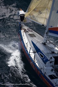 06-26-2007 - FIGARO II - THEOLIA - Skipper : Robert Nagy - Training off Marseille (south France) with strong wind conditions