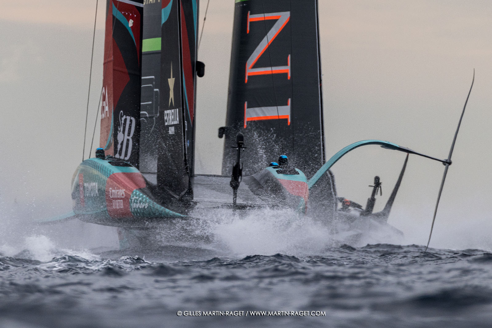 18 10 2024, Barcelona (ESP), Louis Vuitton 37th America's Cup, Final Match, Race Day 5, Race 7