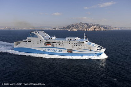 14 01 2012 - Marseille (FRA,13) - La Meridionale shipping company - the Piana off Marseille and the Calanques