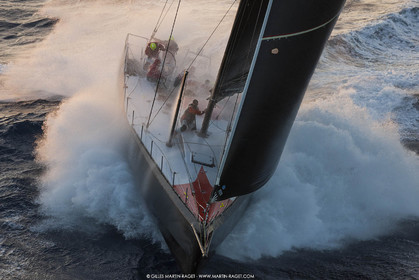 09 10 2017, Calvi (FRA,20), VOR 70 Babsy, Tentative de record autour de la Corse à la voile, skipper Franck Cammas