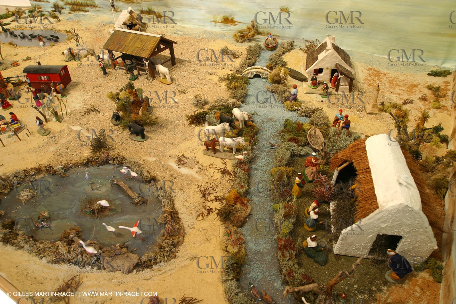 Great crib from les Saintes Maries de la mer (FRA, 13) for Christmas, December 2010