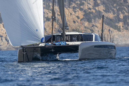 16 02 2019, Porquerolles (FRA,83), Gunboat 68 sail testing  3