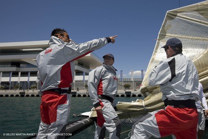 20 05 2008 - Valencia (ESP) - 33rd America's Cup - BMW ORACLE Racing - X40 in house racing