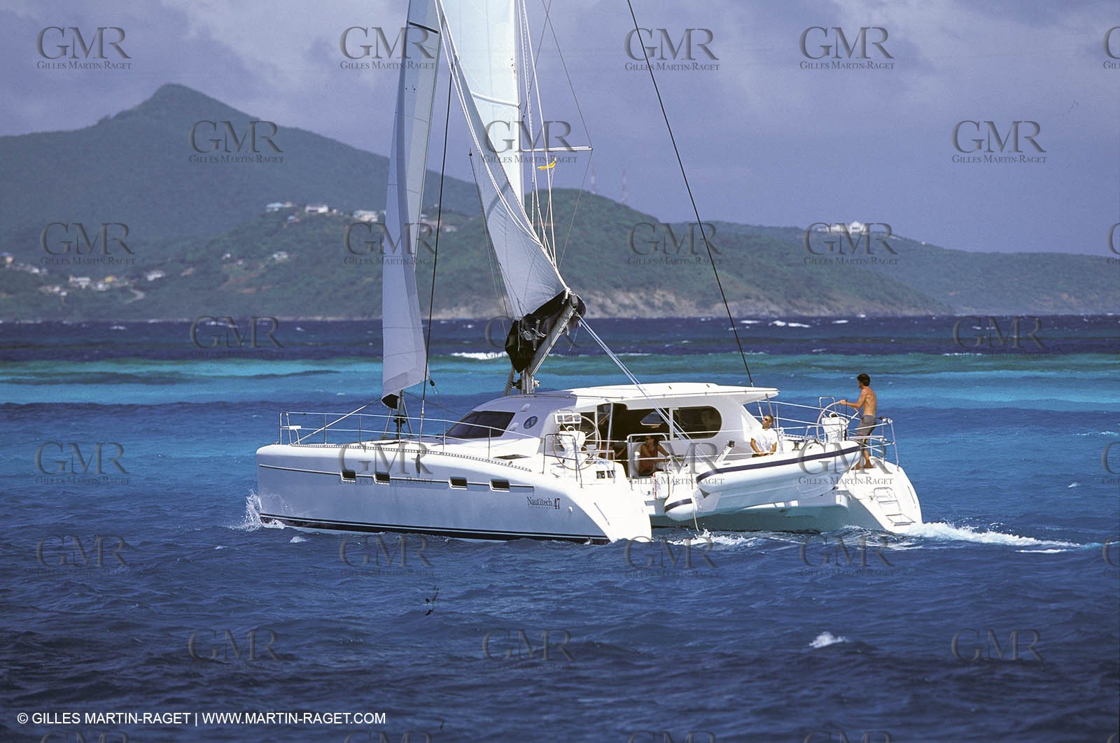 Cruising multihull sailing